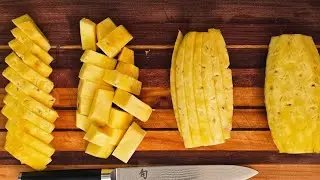 HOW TO SLICE A PINEAPPLE