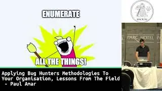 Hack.lu 2017 Applying bug hunters methodologies to your organisation, lessons from the field