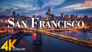 San Francisco 4K drone view &bull; Aerial View Of San Francisco | Relaxation film with calming music