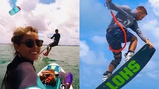 Kite Foil Towing  to Freestyle Paradise