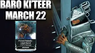 Buy Primed Rubedo-Lined Barrel Primed Mods! Warframe Baro Ki'Teer March 22 - 24 2024