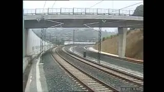 V&iacute;deo del momento del accidente  tren Alvia Madrid - Ferrol en Santiago de Compostela 24/7/2013