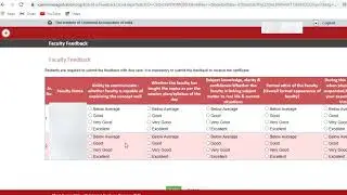 How to submit faculty feedback of ITT, Orientation, MCS, & advance ICITSS