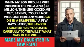 When My Son Died, My DIL Took $78M And Kicked Me Out — Days Later, She Begged For Help...