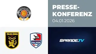 04.01.2026 - Pressekonferenz - T&ouml;lzer L&ouml;wen vs. Heilbronner Falken