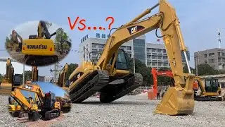 Caterpillar vs Sany Vs Kometsu #komatsu #caterpillar #sany #subscribe #bulldozer