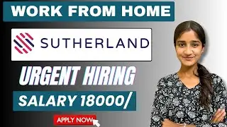 Sutherland Work From Home Jobs 2025 | Sutherland Work From Home Jobs | Bulk Hiring | Mass Hiring