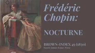 Chopin Nocturne Lento con gran espressione