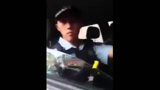 pedestrian in australia pulled over for breathalyzer by bumbling cop