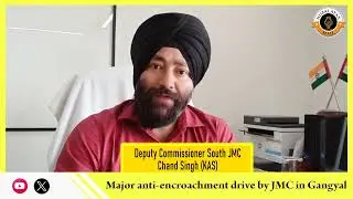 Major anti-encroachment drive by JMC in Gangyal