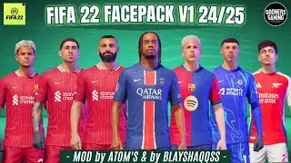 FIFA 22 NEW FACE PACK V1 by ATOM'S & by BLAYSHAQQSS TU 17 FREE DOWNLOAD - FIFA 22 PC #fifa22
