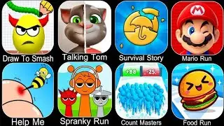 Fork,Bakery Stack,Hide Ball,Draw,Shape Shifting, Ragdoll, Annoying Uncle,Tricky Story-I, Talking....