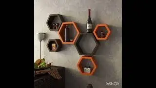 unique wall shelf design wooden interior design 2025 #Shelfwall #walldecor #shelfs