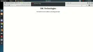 To check your browser online or not with javascript  - DK Technologies(Tamil)