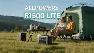 ALLPOWERS R1500LITE⚡A New Revolution in Outdoor Power | 1600W 1056Wh Capacity. All in One! 🏕️🚨