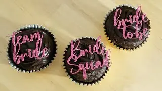 Make Bridal Cake Toppers with CRICUT