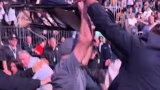 Драка в UFC стала причиной отмены боя