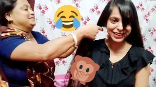 My Mom does My Makeup 😁😂 | My Bengali desi mom does my makeup |RUSTIC SWINGS 😍