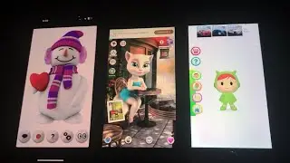 Talking Snowman Echo Vs Talking Angela Echo Vs Talking Nina Echo (9/30/2025)
