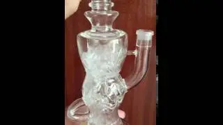 2016 new recycle cool water pipe glass bong
