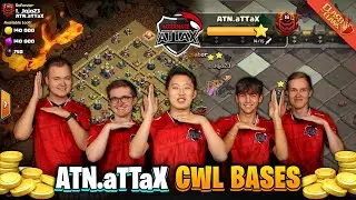 2020 World Champions ATN.aTTaX Th14 CWL Bases With Links | Top 10 War Bases 2022 | Clash Of Clans |