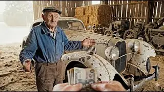 French Farmer Sold Me His Grandfather's 1936 Bugatti Atlantic for $1000 Full Restoration!