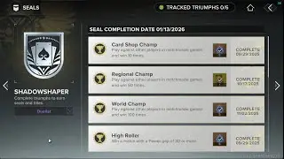 Destiny Rising Shadow Shaper One Punch Card Triumph