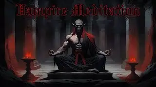 VAMPIRE MEDITATION | Shadowed Whispers & Immortal Echoes by Blood-Red Candlelight | ASMR Ambience