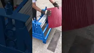 Advanced tool for printing zinc roof tiles #advancedtools #printing #zinc #rooftiles #shorts