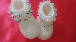 boncuklu bebek patik modelleri
