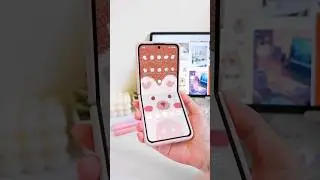 cute stuffed teddy bear in winter theme 🤎 free from galaxy themes  #samsung #galaxyzflip4 #aesthetic