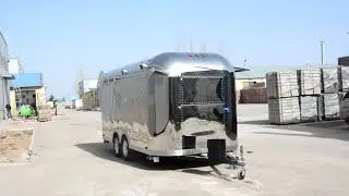 SS500 airstream food truck custom concession mobile food trailer