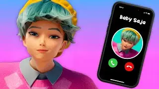 📞😍BABY SAJA✨️(AL:TELEFONU)📱 ¡CUAL ES TU GRUPO FAVORÍTO🎸✨️LOS SAJA BOYS O LAS HUNTRÍX!🤔