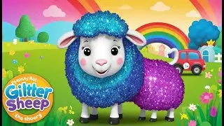 Baa Baa Glitter Sheep 🌈✨🎶 | Sparkly Nursery Rhyme for Kids | Fun 3D Animated Music Adventure