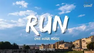 💔 RUN (1 Hour Lyrics) - Late Night Pop Music for Romance & Chill Vibes | New Song 2025 🌙