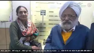 Ms. Manjit Kaur (69 Yrs) Happy Cataract Surgery Patient Testimonial - Sharp Sight Swasthya Vihar