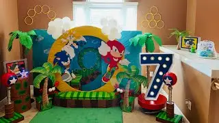 Sonic Dash To 7: Inside The Greenhill Game Themed Party
