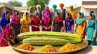 Giant karela | punjabi food creation | Giant food creation | 