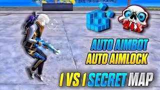 SECRET AUTO AIMLOCK 🎯 + AIMBOT MAP ☠️ 1V1 ONETAP MAP CODE | FREE FIRE PANEL MAP | 2V2 MIC MAP CODE