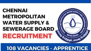 Tamil Nadu State Government Job - (CMWSSB) - Recruitment 2023 | Apprentice | in Tamil.