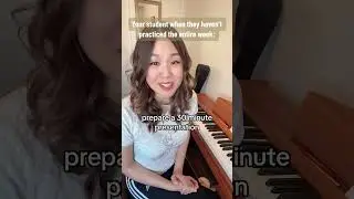 The excuses go on and on.. #pianoteacher #musicteacher #musicstudent #pianostudents #pianiste