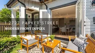 Modern Front Duplex in East Vancouver | 3 Bed, 3 Bath at 2727 Parker St