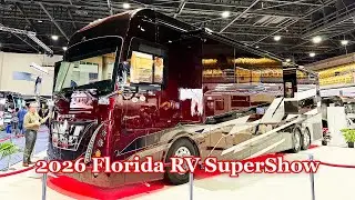 2026 Florida RV SuperShow - Motorhomes at Largest Recreation Vehicles Exhibition