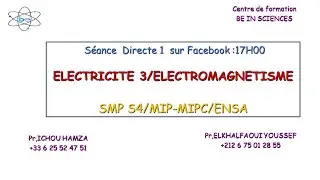 Séance 1 ELECTRICITE 3 /ELECTROMAGNETISME