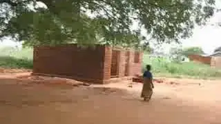 Driving through Winza village, Tanzania