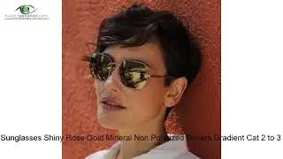 Serengeti LOY Sunglasses Shiny Rose Gold Mineral Non Polarized Drivers Gradient Cat 2 to 3 56mm   0