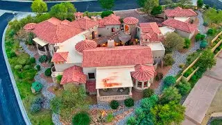 Gorgeous Tuscan villa near the Rio Grande in New Mexico for $2,650,000.
