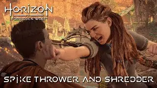 Spike Thrower and Shredder - Horizon Forbidden West PS5 Coouge Gameplay