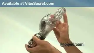 VibeSecret.com - Platinum Beaded Rabbit Pearl Vibrator