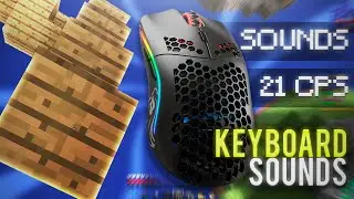 Mouse & Keyboard sounds | BUTTERFLYCLICK +24CPS | **4K 240FPS** [SKYWARS]